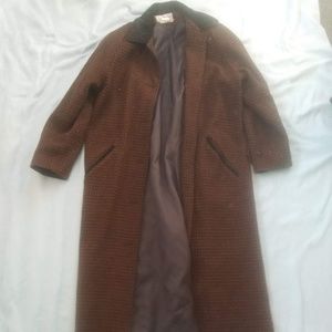 L.L. Bea Vintage Flannel Long Coat